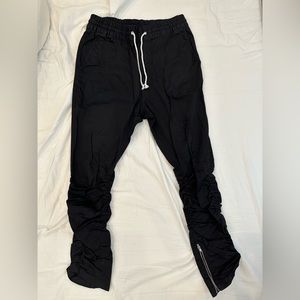 H & M Tapered Zipper Sweatpants